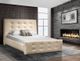 Fornirama 265 Queen Complete Upholstered Panel Bed-2