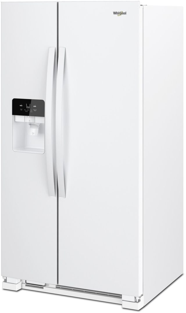 Whirlpool® 36 in. 24.6 Cu. Ft. White Side-by-Side Refrigerator-1
