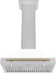 ZLINE 30" Autograph Edition White Matte Wall Mounted Range Hood -3