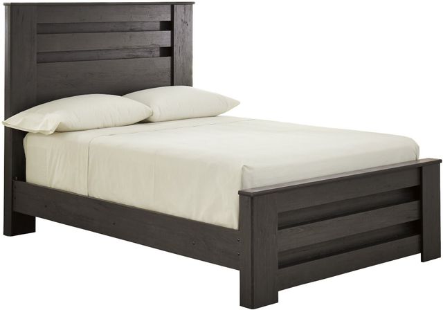 Signature Design by Ashley® Brinxton 5-Piece Charcoal Full Panel Bed Set-1