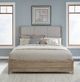 Liberty Furniture Brentwood Sandstone/Taupe Queen Upholstered Panel Bed-1