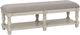 Powell® Carrington Antique White/Gray Bench-0
