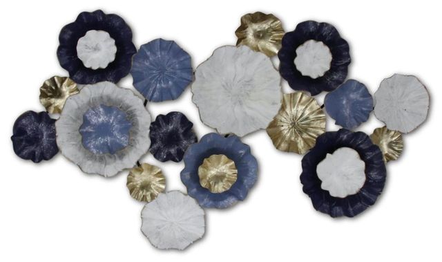 Classy Art Style 55 Blue/Gold/White Wall Decor-0