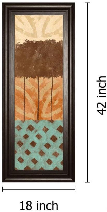 Classy Living Alonzo Saunders Tribal Trio Il 18" Wall Art-2