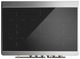 Ilve® Majestic III 40" Burgundy Pro Style Induction Range with Triple Glass Door and Burnished Trim-3