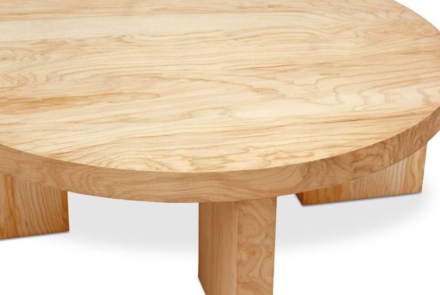 Moe’s Home Collection Oregon Blonde Round Coffee Table-3