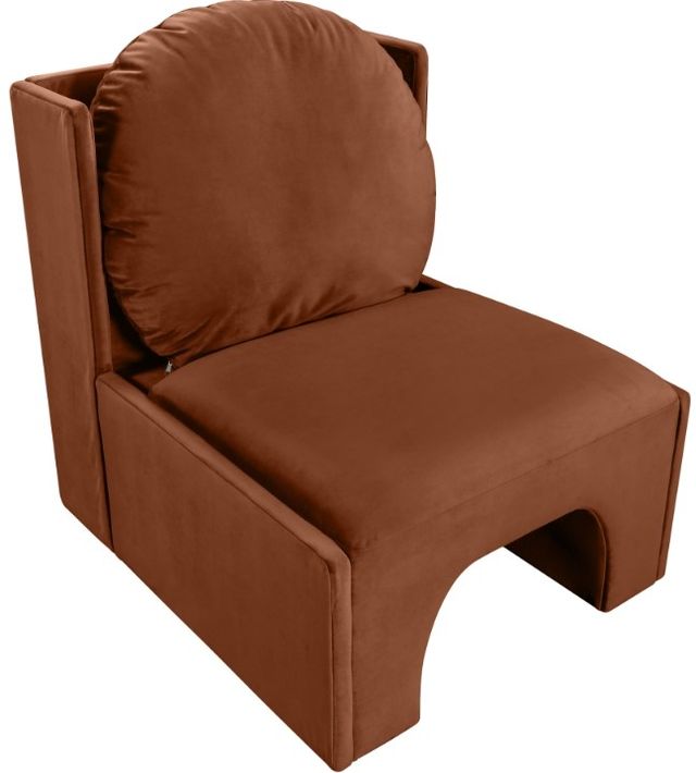 Meridian Furniture Sigma Cognac Upholstered Accent Chair-1