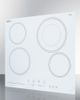 Summit® 24" White Electric Cooktop-2