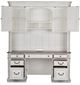 Liberty Furniture Magnolia Manor Antique White Credenza and Hutch-1