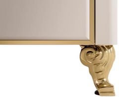 Ilve® Brass Scroll Claw Leg