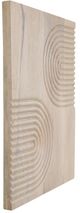 Moe's Home Collection Passages White Washed Carved Wood Wall Art-0
