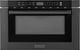 ZLINE 1.2 cu. ft. Black Stainless Steel Built-in Microwave Drawer -0