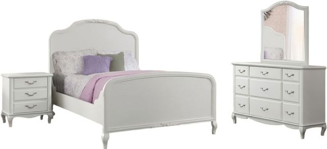 Martin Svensson Kelly 4-Piece White Full Panel Bedroom Set-0