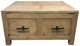Million Dollar Rustic Brown Cocktail Table-0