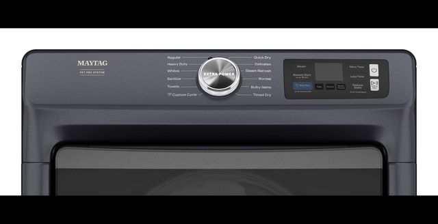 Maytag® 7.4 Cu. Ft. Midnight Steel Front Load Electric Dryer -2