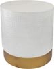 TOV Furniture Dimple Hand Hammered Side Table-1