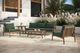 New Classic® Home Furnishings Ashton Moss Acacia/Fabric Outdoor Patio Sofa-1