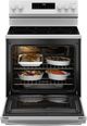 GE® 500 Series 30" White Freestanding Electric Range-2