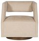 Vanguard® Furniture Vanguard Kalamazoo Oatmeal Cove Swivel Chair-0