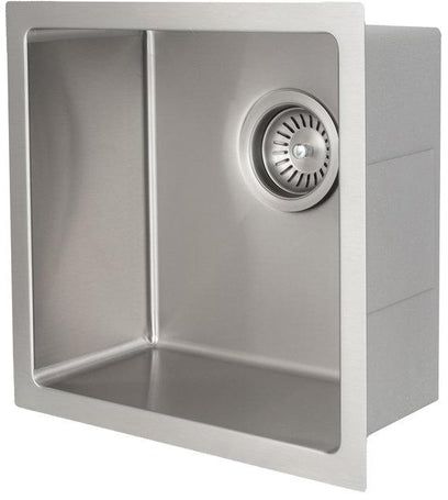 ZLINE Boreal 15" Satin Stainless Steel Undermount Single Bowl Bar Kitchen Sink-3