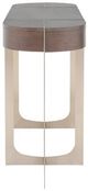 Fairfield® Goddard Smoked Stone Console Table with Champagne Base-4