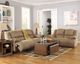 Signature Design by Ashley® Hogan Mocha Reclining Loveseat-3