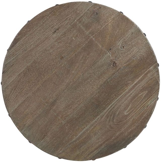 Signature Design by Ashley® Haffenburg Medium Brown Round End Table-1