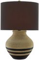 Currey & Company Higel Natural/Black/Satin Black Table Lamp-0