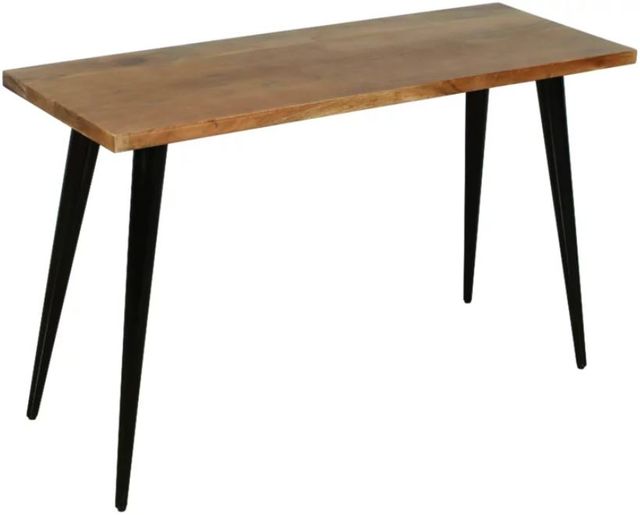 Jofran Inc. Prelude Suede Sofa Table with Black Base-0