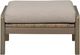 Vanguard® Furniture Customizable Drift Fabric/Teak Outdoor Ottoman-1