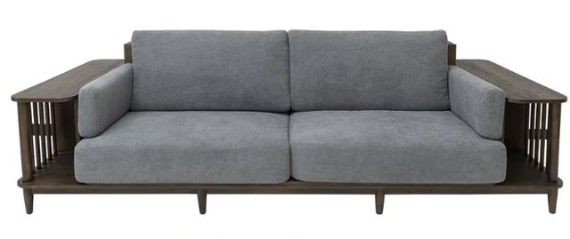 YHD Kenneth Brown/Gray Sideboard Sofa-0