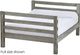 Crate Designs™ Furniture Storm Queen Tall Ladder End Lower Bunk Bed-0