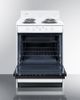 Summit® 24" White Electric Freestanding Range-1