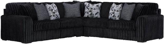 Signature Design by Ashley® Midnight-Madness 3-Piece Onyx Curved Sectional-0