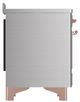 Ilve® Majestic III 48" Stainless Steel Pro Style Induction Range with Solid Door and Copper Trim-3