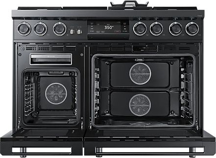 Dacor® 48" Graphite Stainless Pro Style Dual Fuel Range-1