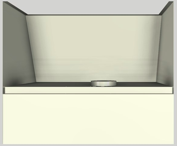 Vent-A-Hood® 36" Biscuit Wall Hood-3