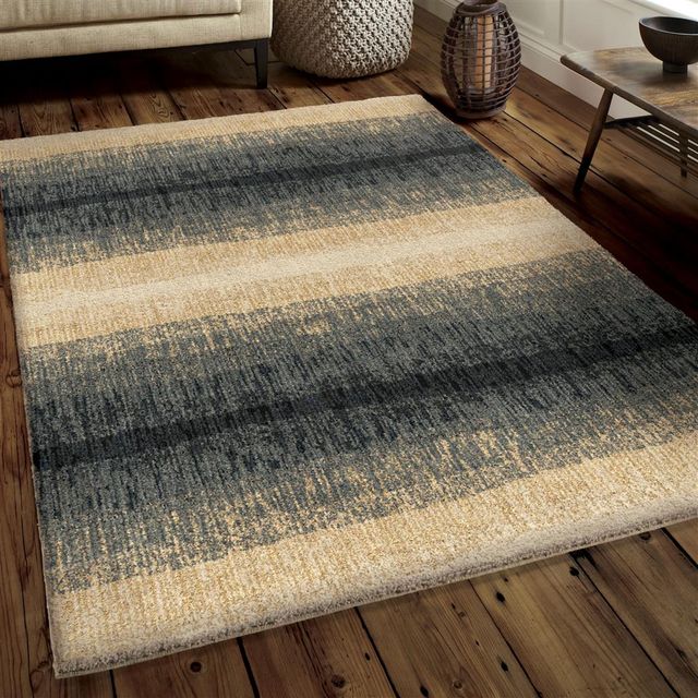 Orian Next Generation Skyline Blue 7'10"x 10'10"Rug-1