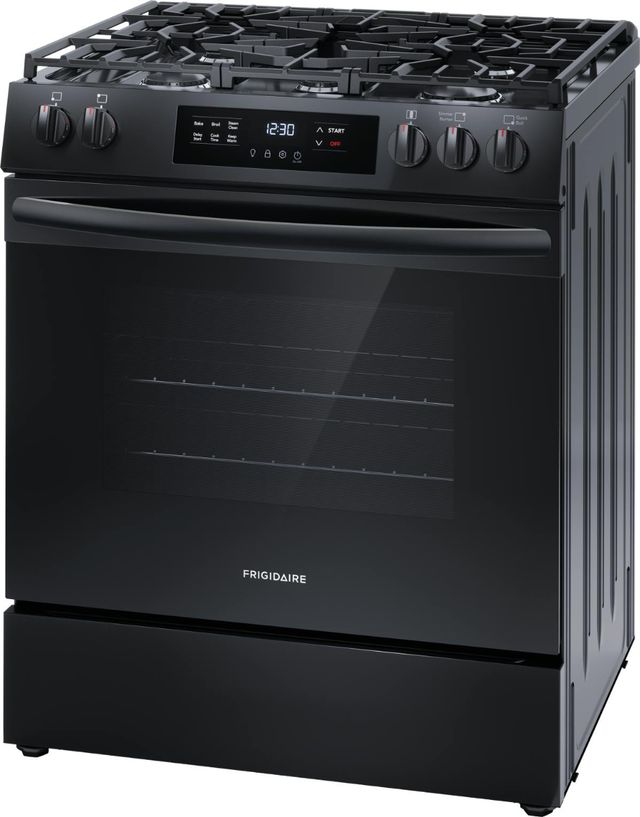 Frigidaire® 30" Black Slide In Gas Range-3