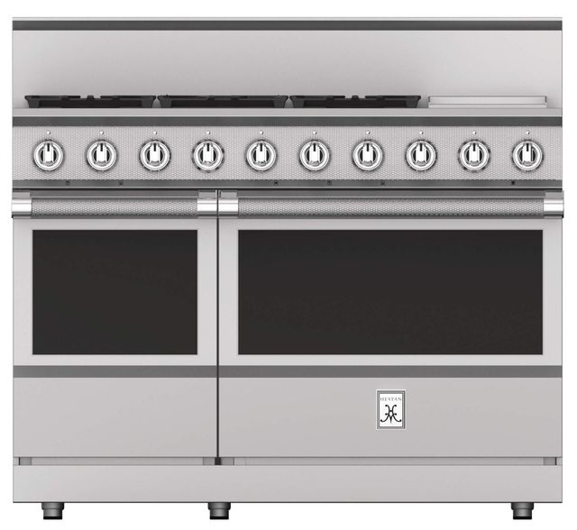 Hestan 48" Custom Color 5-Burner Gas Range with Griddle-0