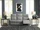 Signature Design by Ashley® Moreau Place Sterling Manual Reclining Sofa-5