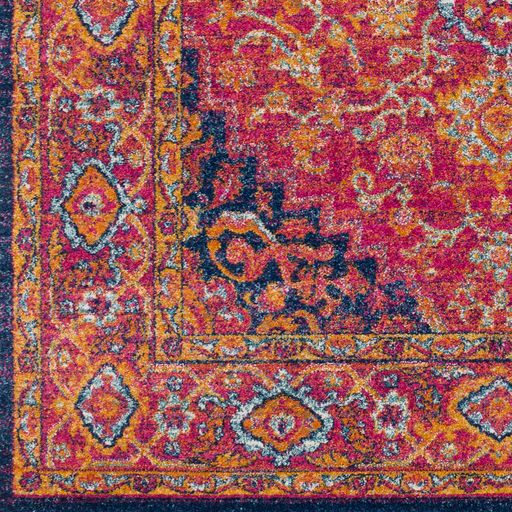 Surya Harput Garnet 7' Square Rug-1