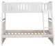 Mazin Furniture Galen White Twin/Full Bunk Bed-0