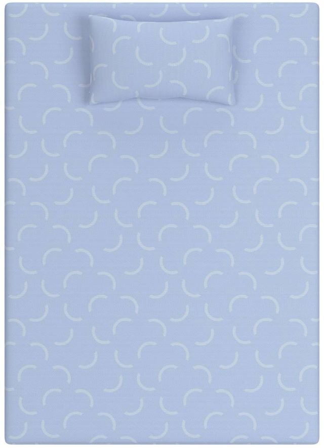 Sierra Sleep® By Ashley® iKidz 7" Memory Foam Firm Euro Top Full Mattress and Pillow-3