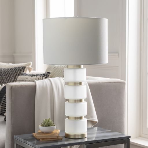 Surya Aminah Clear Frosted Table Lamp-4