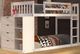 Donco Kids Mission White Twin Over Twin Chest Bunkbed-0