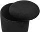 TOV Furniture Pri Black Storage Ottoman-1