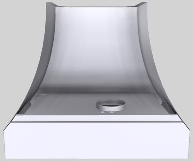 Vent-A-Hood® Designer Series 36" White Wall Mounted Range Hood-1