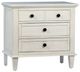 Dovetail Furniture Lugano Whitewash Nightstand-0