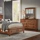 Boulder Creek Furniture Carson Bark Arched Mirror-1